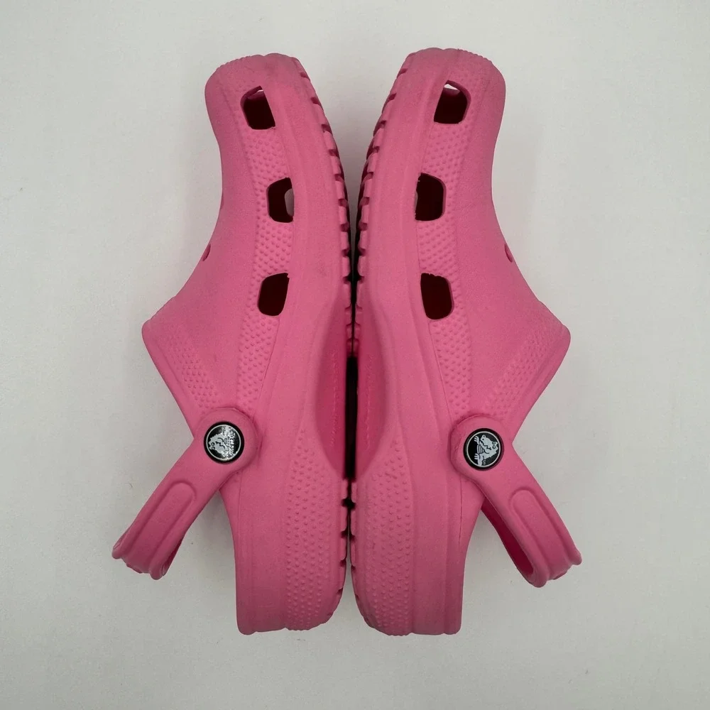 Crocs Classic Clog Barbiecore Summer Water Friendly Kids J5 Pink Flexible Light